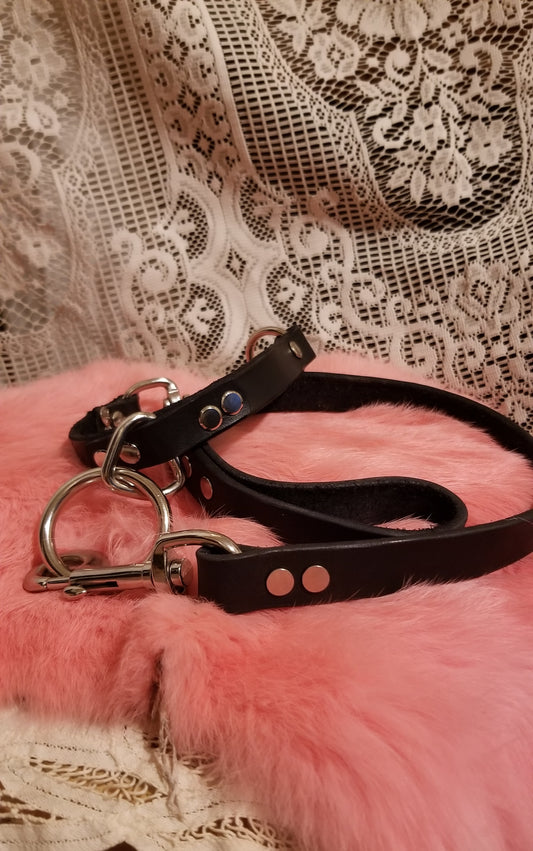 Leather leash