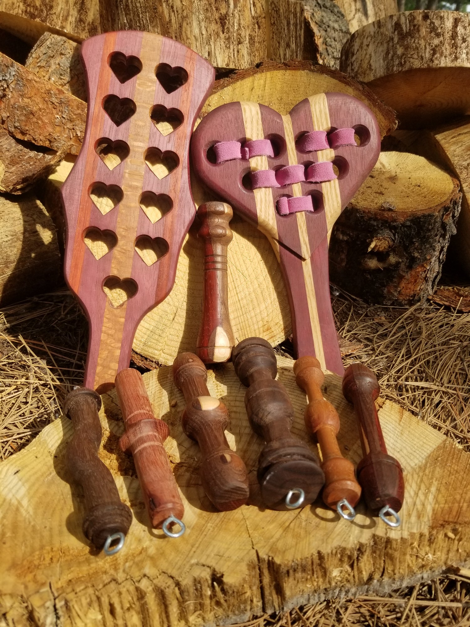 Wood & leather