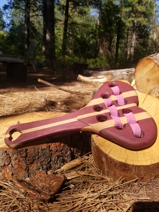 Purple heart paddle