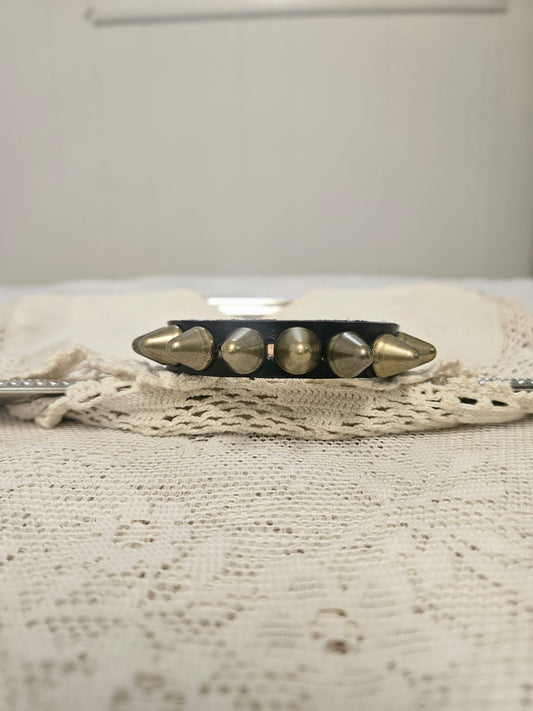 Brass stud bracelet