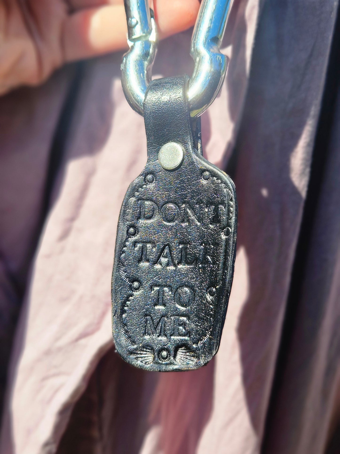Dont talk to me keychain 1