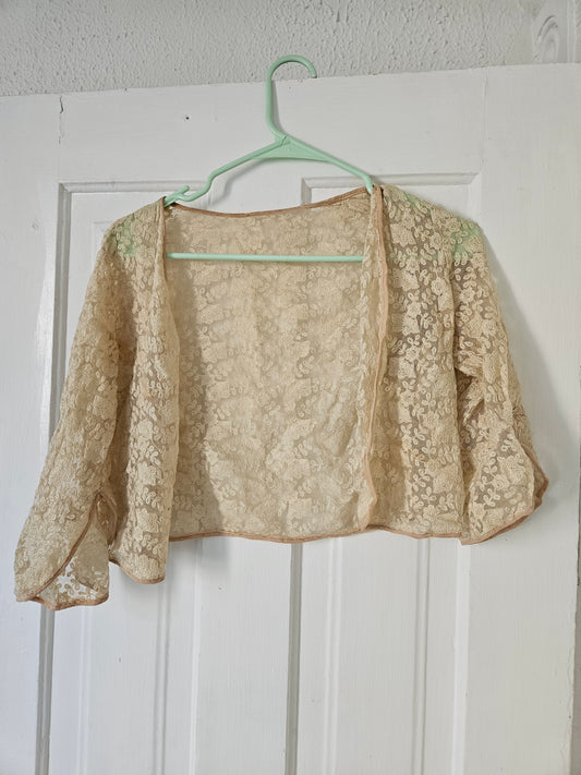 Lace jacket/cover up